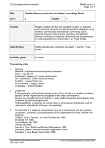 NZQA registered unit standard 12680 version 5  Page 1 of 4