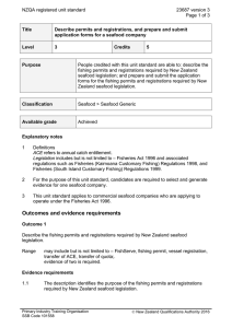 NZQA registered unit standard 23687 version 3  Page 1 of 3