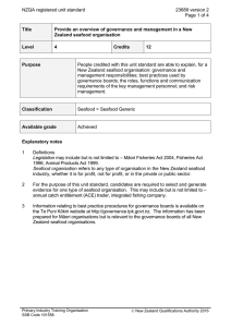 NZQA registered unit standard 23689 version 2  Page 1 of 4