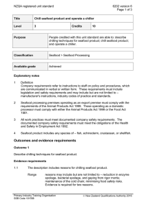 NZQA registered unit standard 6202 version 6  Page 1 of 3