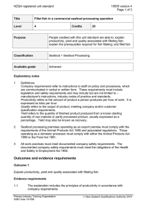NZQA registered unit standard 15655 version 4  Page 1 of 3