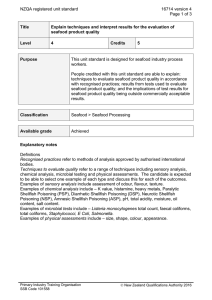 NZQA registered unit standard 16714 version 4  Page 1 of 3