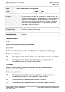 NZQA registered unit standard 18494 version 3  Page 1 of 3