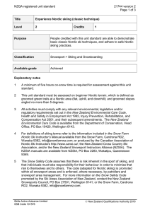 NZQA registered unit standard 21744 version 2  Page 1 of 3