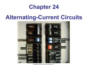 Chapter 24 Alternating-Current Circuits