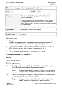 NZQA registered unit standard 9287 version 3  Page 1 of 4