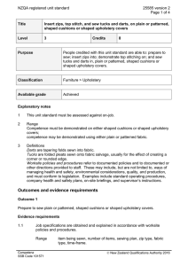NZQA registered unit standard 25585 version 2  Page 1 of 4