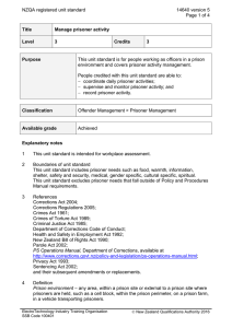 NZQA registered unit standard 14640 version 5  Page 1 of 4