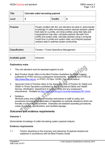 NZQA unit standard 19954 version 3