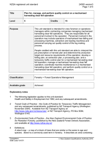 NZQA registered unit standard 24583 version3  Page 1 of 6
