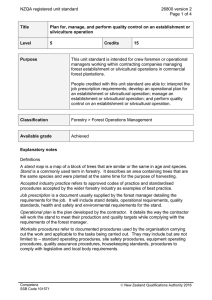 NZQA registered unit standard 26800 version 2  Page 1 of 4