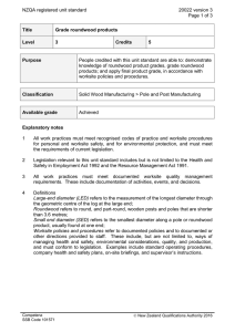 NZQA registered unit standard 20022 version 3  Page 1 of 3