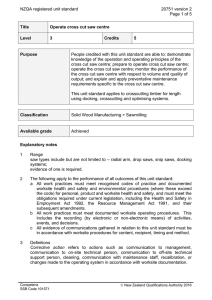 NZQA registered unit standard 20751 version 2  Page 1 of 5