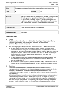 NZQA registered unit standard 24777 version 2  Page 1 of 4