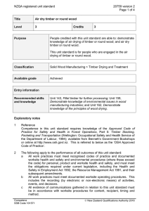 NZQA registered unit standard 20759 version 2  Page 1 of 4