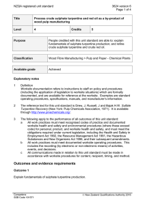 NZQA registered unit standard 3624 version 6  Page 1 of 4