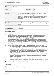 NZQA registered unit standard 3524 version 5  Page 1 of 4