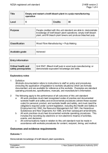 NZQA registered unit standard 21488 version 2  Page 1 of 4