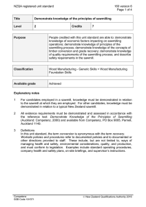 NZQA registered unit standard 160 version 6  Page 1 of 4