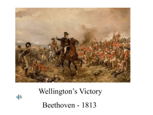 Wellington’s Victory Beethoven - 1813