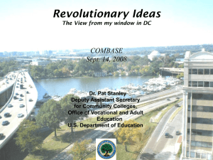 Revolutionary Ideas:  The View from My Window in DC