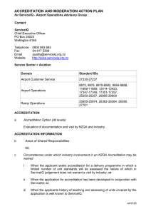 ACCREDITATION AND MODERATION ACTION PLAN