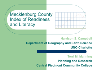 Mecklenburg County Index of Readiness and Literacy