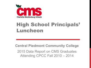 2015 HS Principals Report