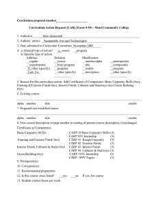 2003.43 - CertCo Basic Carpentry (addition)