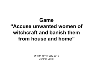 Lanier.Gunther - Presentation Witches in Games