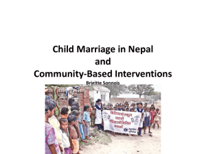 Sonnois.Brigitte - Child Marriage in Nepal.ppt.