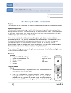 D-8 Water Cycle and Environment