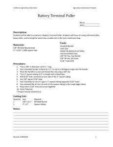 Battery Terminal Puller Description: