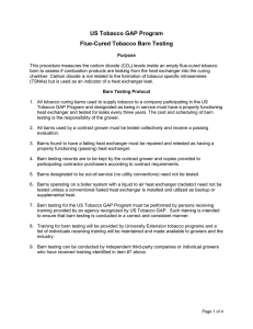 Barn Testing Protocol