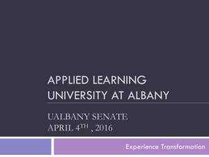 2015-16 Report from Applied Learning Steering Committee