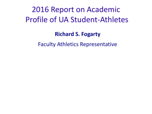 2015-16 Faculty Athletics Representative Report