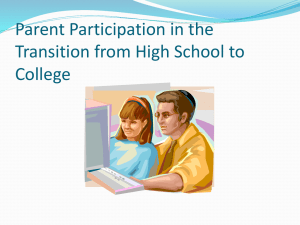 Parent Participation (PPT)
