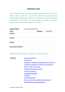 IV template business case Feb 2016