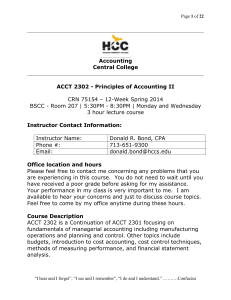 ACCT2302-0016Syllabus-SPRING 2014 Monday and Wednesday.doc