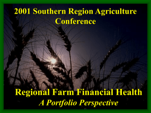 Regional Farm Financial Health: A Portfolio Perspective