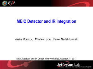 MEIC Detector and IR Integration
