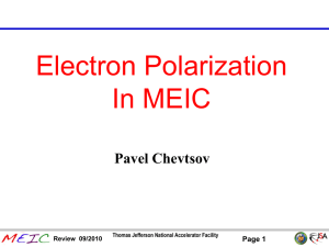 Electron Polarization