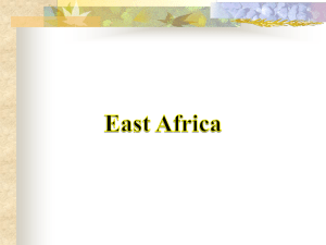 East Africa notes