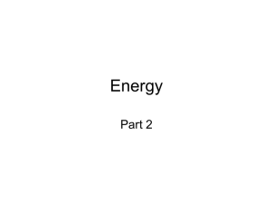 Energy Part 2