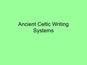 Ancient Celtic Writing Systems
