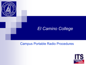 ECC Radio Procedures - PowerPoint Show