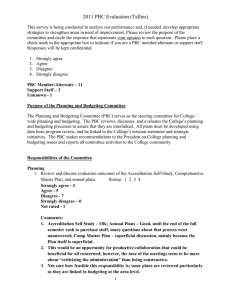 2011 PBC Evaluation (Tallies)