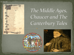 Chaucer Lecture