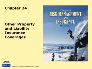 Chapter 24 Other Property and Liability Insurance