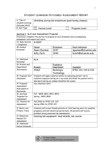 Rad Tech 123, 124, 233  Report Form